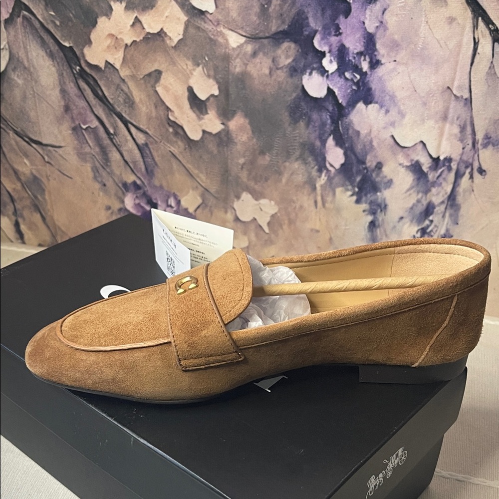 Coach Tan Sculpted C Loafers - Picture 6 of 10